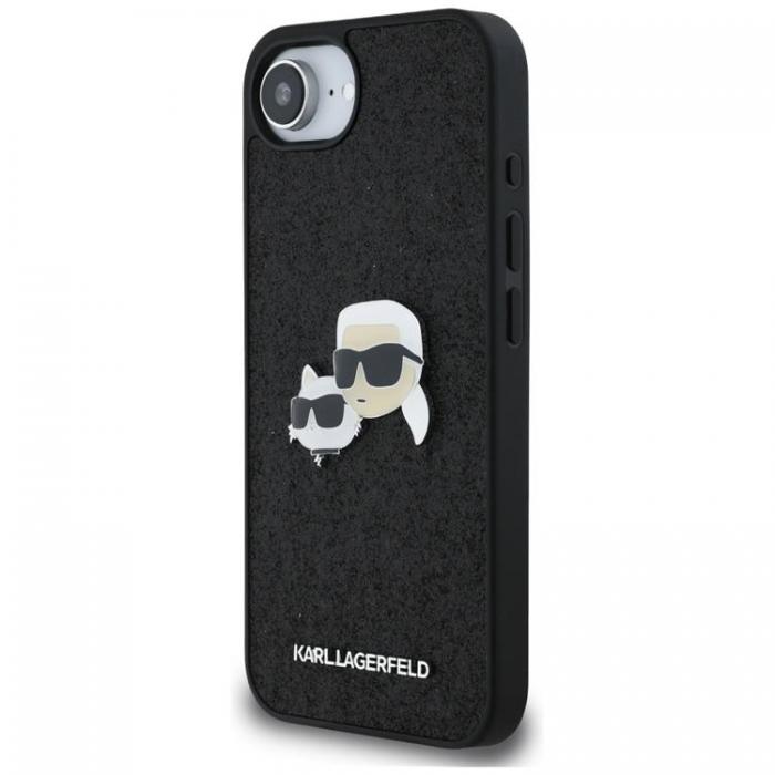 KARL LAGERFELD - Karl Lagerfeld iPhone 16e Mobilskal Fixed Glitter Karl&Choupette