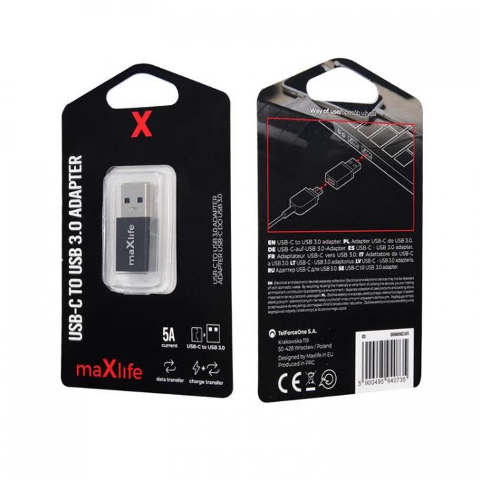 Maxlife - Maxlife USB-C till USB 3.0 Adapter