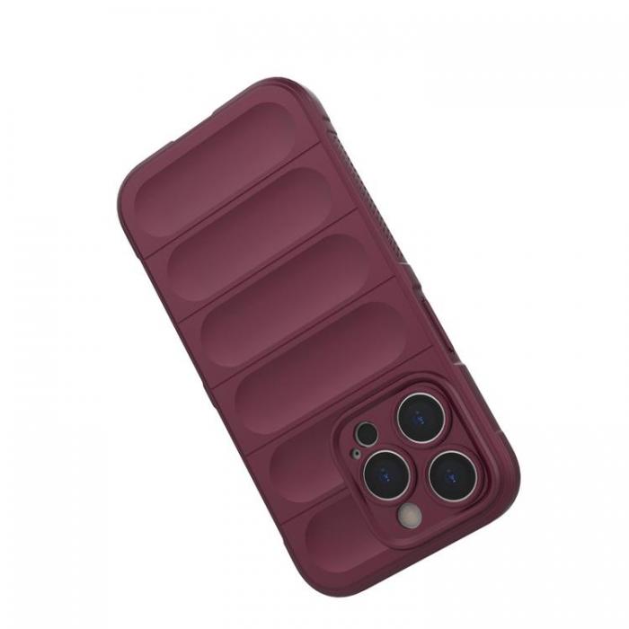 OEM - iPhone 14 Pro Max Skal Magic Shield Flexible Armored - Burgundy