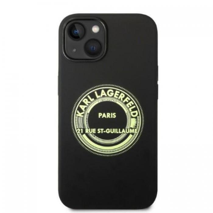 KARL LAGERFELD - Karl Lagerfeld iPhone 14 Plus Skal Silicone RSG - Svart