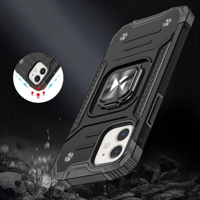 Wozinsky - Wozinsky iPhone 14 Skal Ring Armor - Svart