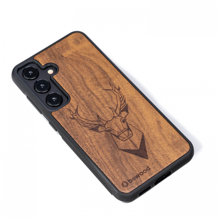 Bewood - Bewood Galaxy S24 Mobilskal Deer Imbuia