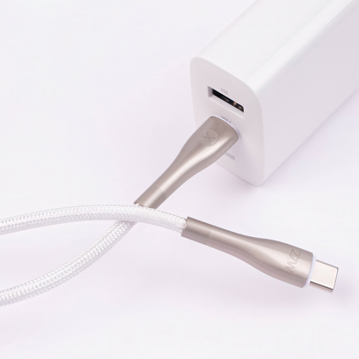 Forever - Forever Sleek USB-C till Lightning kabel 1m 27W - Vit