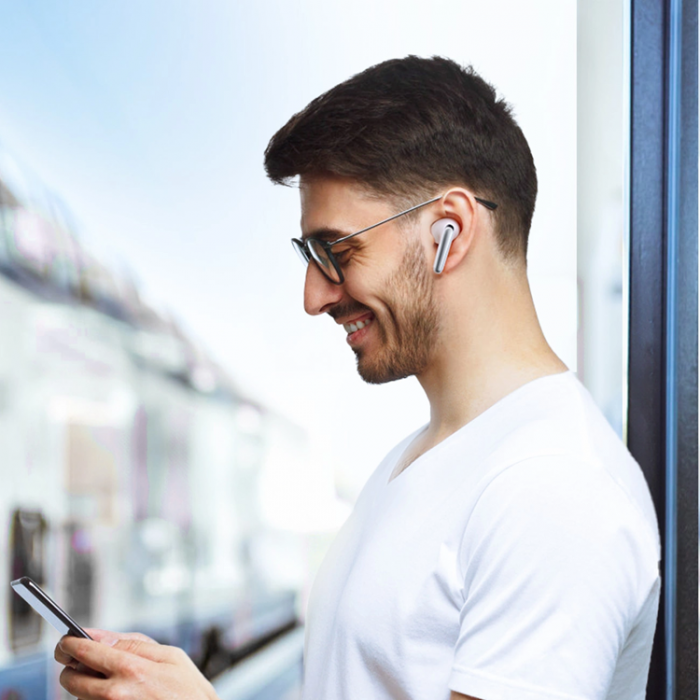 Joyroom - Joyroom TWS In-Ear Hrlurar Bluetooth 5.4 ANC IP54 - Vit