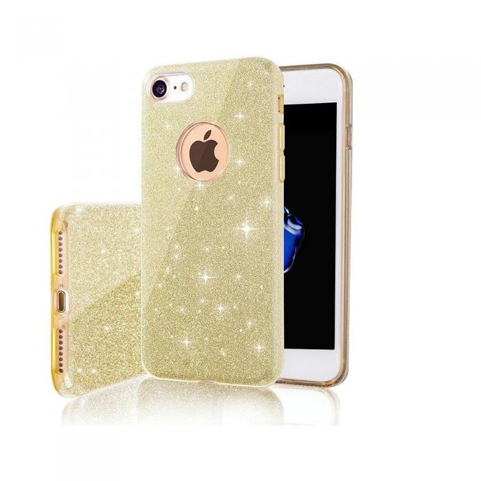 OEM - Glitter 3-i-1 Skal fr Samsung Galaxy A50 / A30s / A50s guld