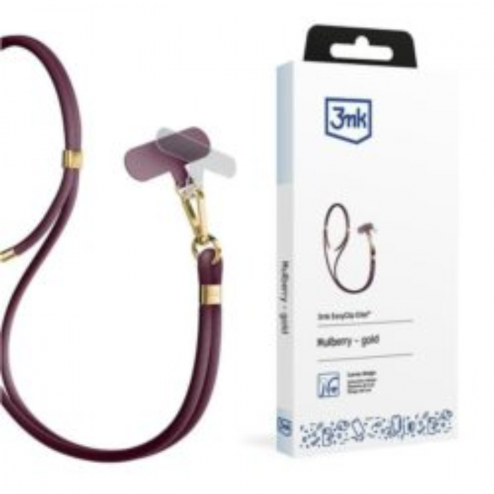 3MK - 3mk Mobil Lanyard Easyclip Elite - Mulberry