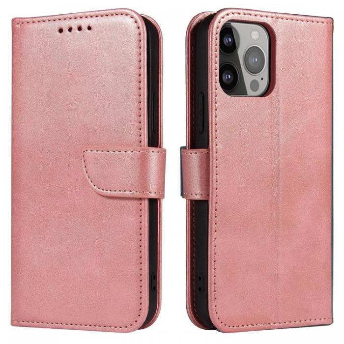 A-One Brand - Galaxy S25 Plnboksfodral Magnet med Flap - Rosa