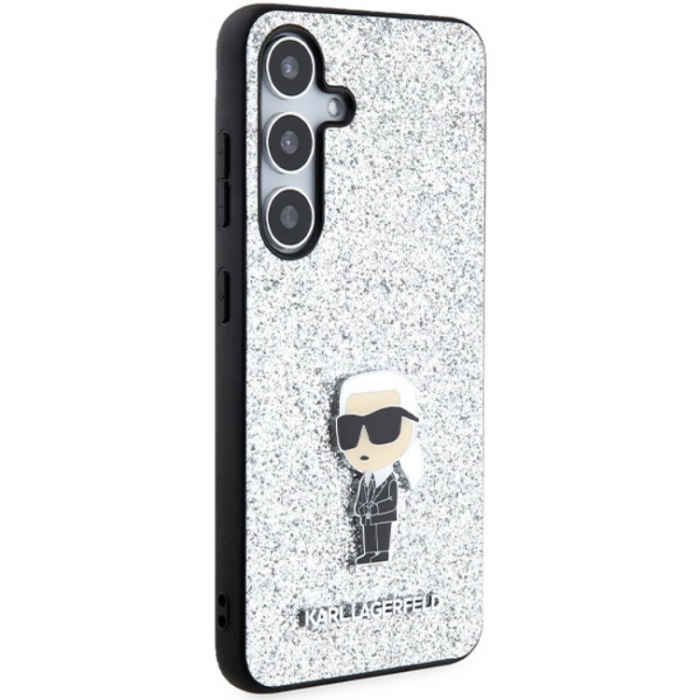 KARL LAGERFELD - KARL LAGERFELD Galaxy S24 Mobilskal Fixed Glitter Ikonik Logo