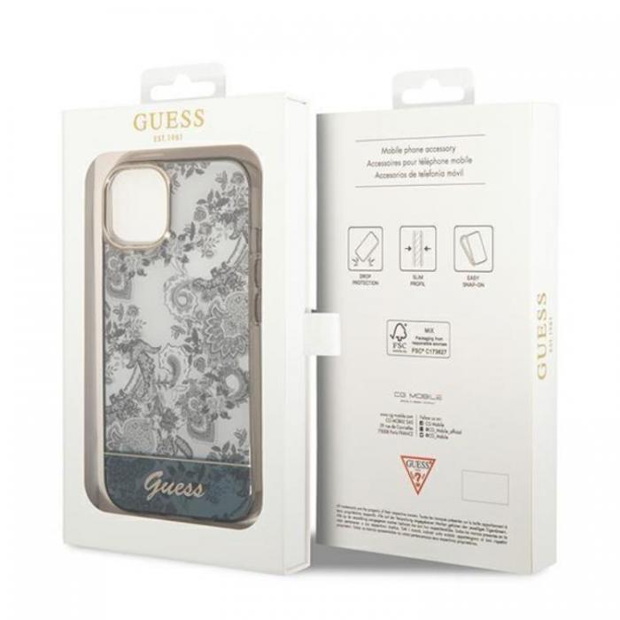 Guess - GUESS iPhone 14 Plus Skal Porcelain Collection - Gr