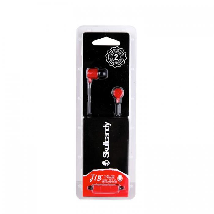 Skullcandy - SKULLCANDY Hrlurar JIB In-Ear Mic - Rd