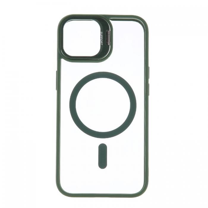 A-One Brand - iPhone 16 Plus Mobilskal MagSafe Extra Lens - Mrkgrn