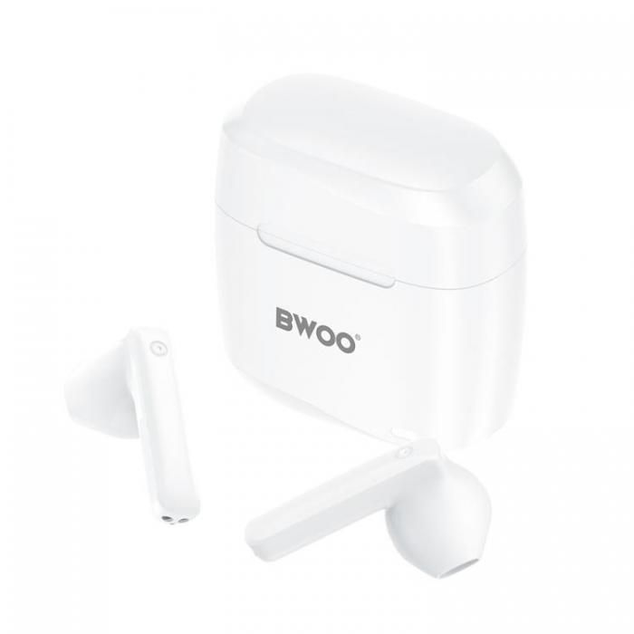 BWOO - BWOO TWS In-Ear Hrlurar Trdlsa Bluetooth BW94 - Vit