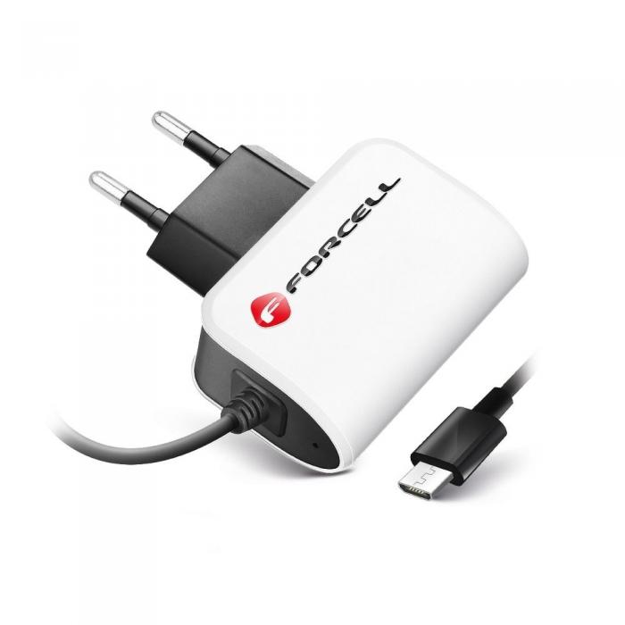 Forcell - FORCELL Reseladdare Micro USB Universal 1A