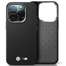 BMW - BMW iPhone 16 Pro Max Mobilskal Kevlar Wrapped Metal - Svart