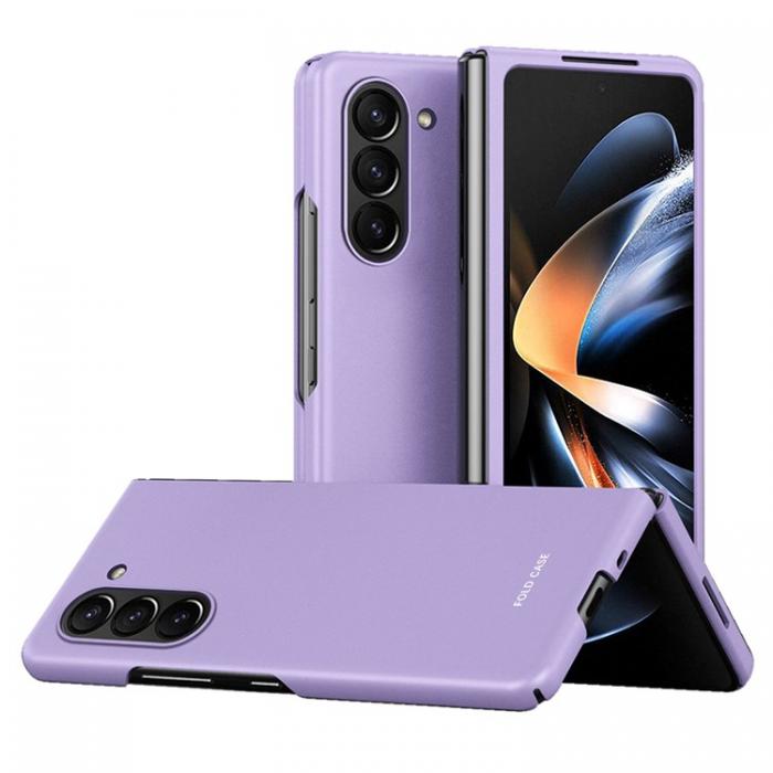 A-One Brand - Galaxy Z Fold 5 Mobilskal Rubberized - Lila