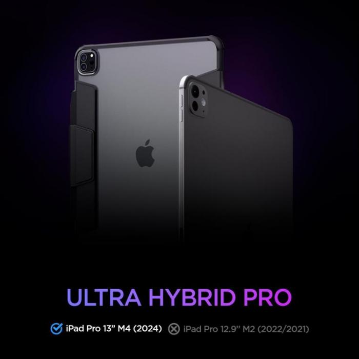 Spigen - Spigen iPad Pro 13 (2024) Fodral Ultra Hybrid Pro - Svart