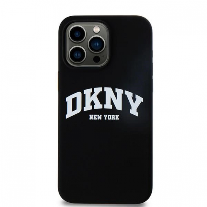 DKNY - DKNY iPhone 12/12 Pro Mobilskal MagSafe Silikon Vit Logo