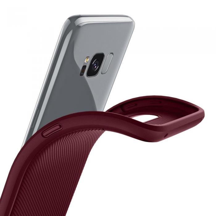 UTGATT5 - Caseology Vault II Skal till Samsung Galaxy S8 - Burgundy