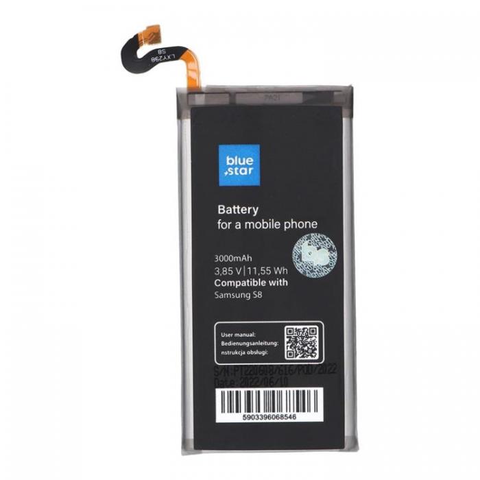 A-One Brand - Blue Star Samsung S8 Batteri 3000 mAh PREMIUM