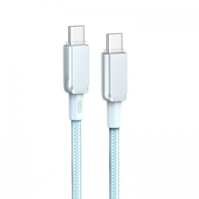 XO - XO USB-C Till USB-C 60W 0.35m Kabel PD NB-Q250B - Bl