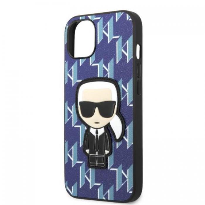 KARL LAGERFELD - Karl Lagerfeld iPhone 13 mini Skal Monogram Ikonik Patch - Bl