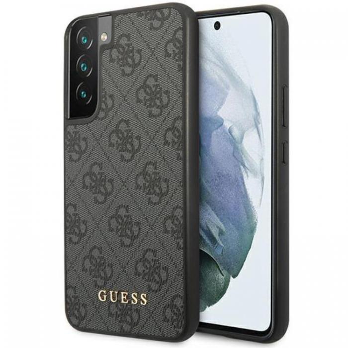 Guess - Guess Galaxy S24 Ultra Mobilskal Metall Guld Logo - Svart