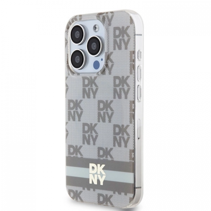 DKNY - DKNY iPhone 15 Pro Max Mobilskal Magsafe IML Checkered Mono