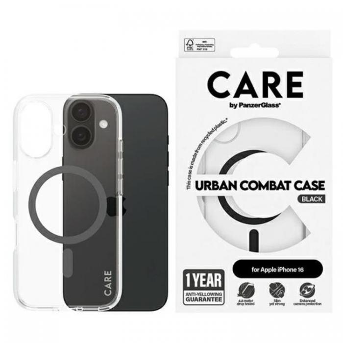 PanzerGlass - CARE By PanzerGlass iPhone 16 Mobilskal MagSafe - Svart