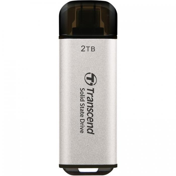 Transcend - Transcend Portabel Mini SSD USB-C 2TB - Silver