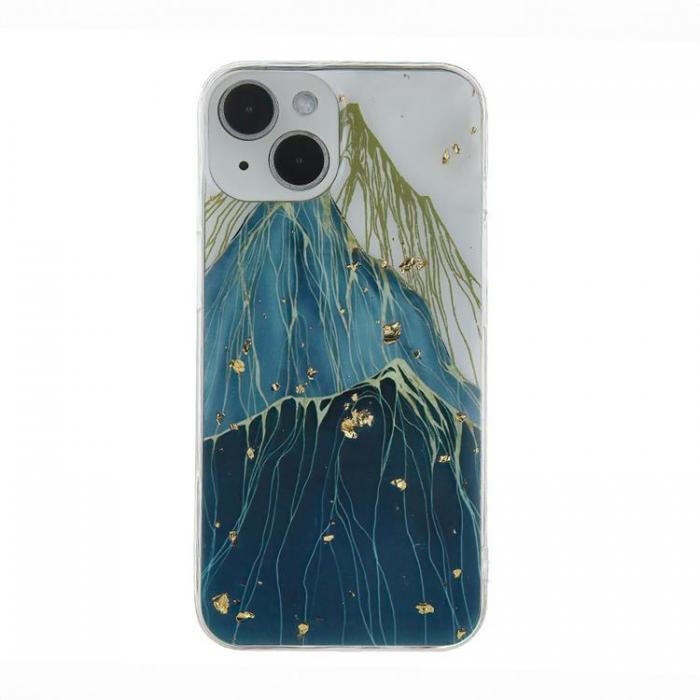 A-One Brand - iPhone 12/12 Pro Mobilskal Guld Glam - Mountain