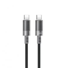 XO - XO USB-C Till USB-C Kabel 60W 1m NB-Q282B - Svart