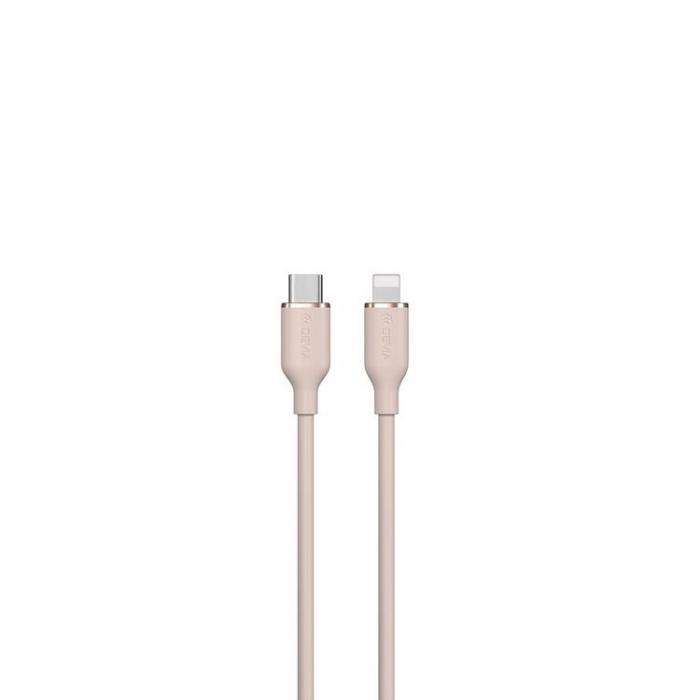 Devia - Devia USB-C till Lightning kabel 27W 1.2m Jelly EC631 - Rosa