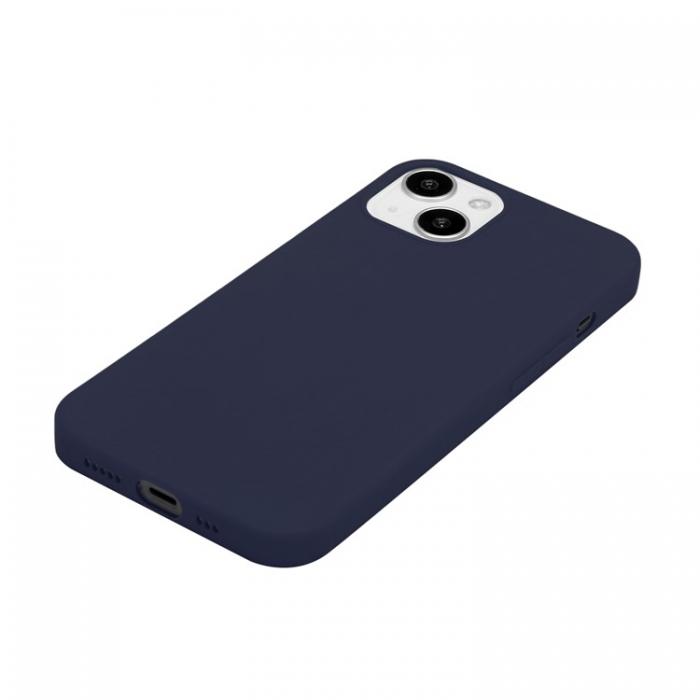 A-One Brand - iPhone 15 Plus Mobilskal TPU Matte Slim-Fit - Bl