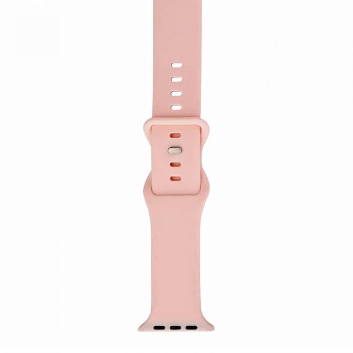 GEAR - GEAR Apple Watch 2/3/4/5/6/7/SE (41/40/38mm) Silikon Armband - Rosa