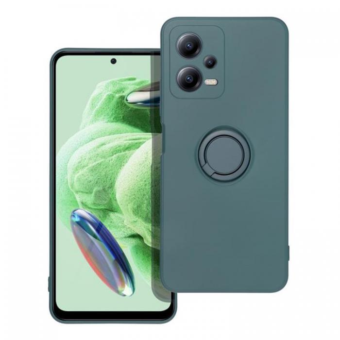 A-One Brand - Xiaomi Redmi Note 12 5G Mobilskal Ringhllare Silikon - Grn