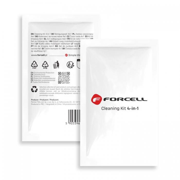 Forcell - Forcell 4in1 Rengringskit fr LCD-skrmar