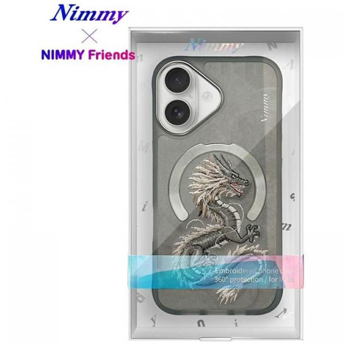 NIMMY - Nimmy iPhone 16 Mobilskal MagSafe Dragon - Gr