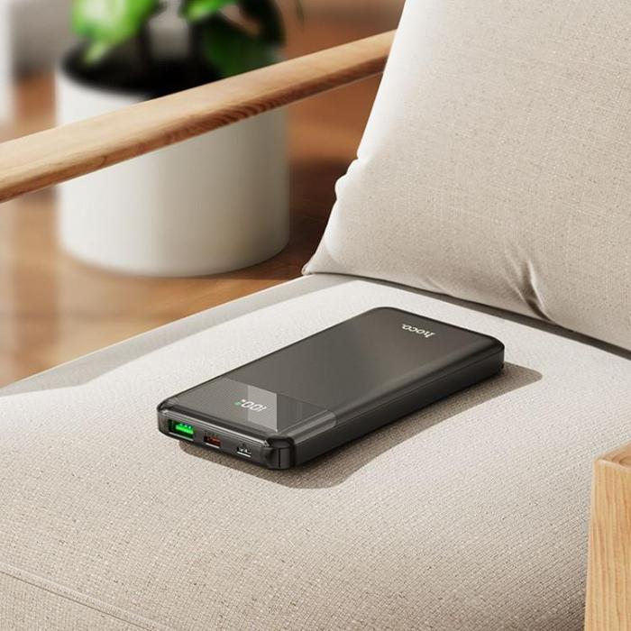 Hoco - Hoco Powerbank 10000 mAh 20W PD QC3.0 3A J102 - Svart