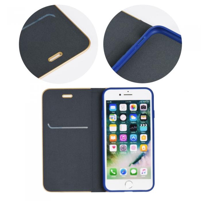 OEM - Forcell LUNA Guld fodral till iPhone 7/8/SE 2020 navy Bl