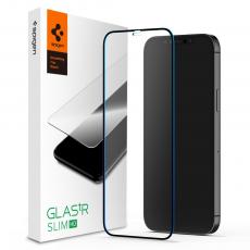 Spigen - SPIGEN FC Härdat Glas iPhone 12 Pro Max - Svart