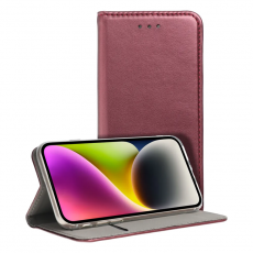 A-One Brand - Xiaomi Redmi Note 14 Plånboksfodral Smart Magneto - Burgundy