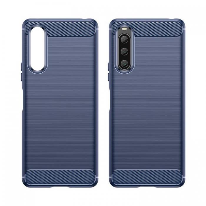 A-One Brand - Sony Xperia 10 V Mobilskal Carbon Fiber - Bl