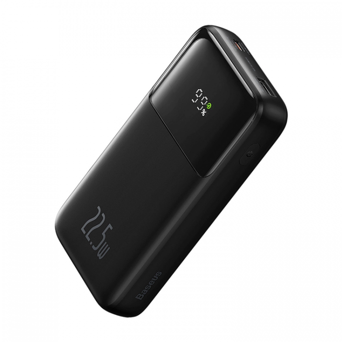 BASEUS - Baseus Powerbank med display 20000mAh 22.5W Comet Series - Svart