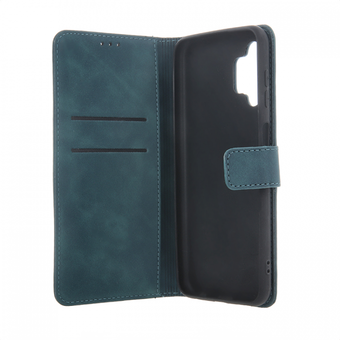 A-One Brand - Galaxy S24 Plus Plnboksfodral Velvet - Mrkgrn