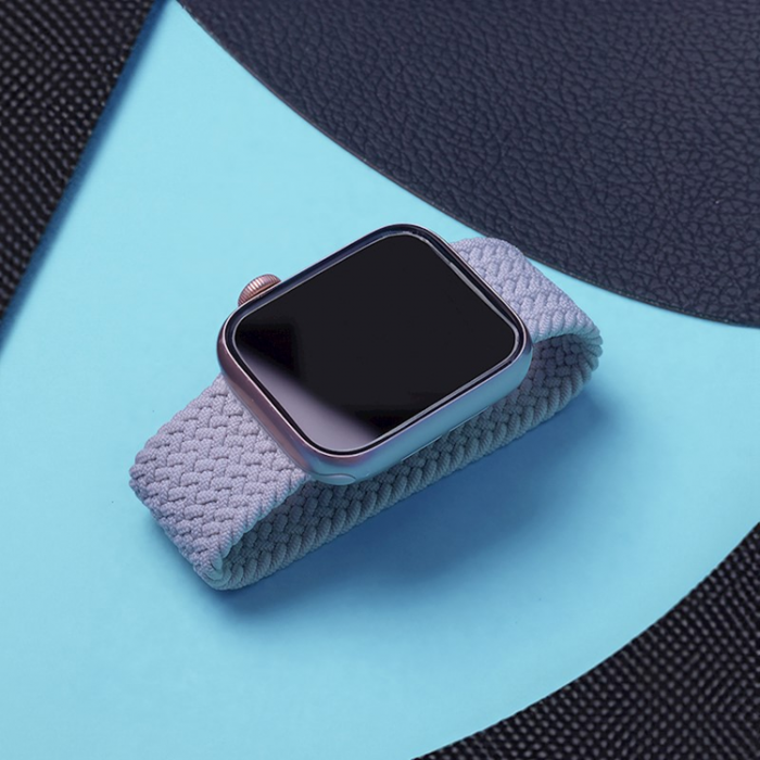 Devia - Devia Apple Watch (42/44/45/49mm) Armband Elastic S - Ljusgr