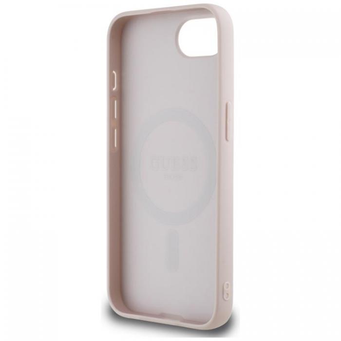 Guess - Guess iPhone 16e Mobilskal MagSafe 4G Circle Classic Logo