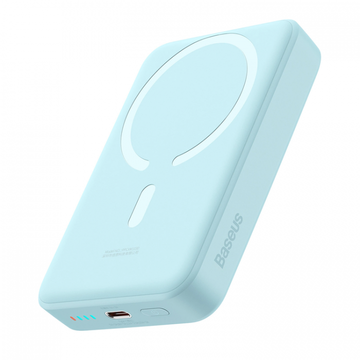 BASEUS - Baseus Mini Magnetisk Trdls Powerbank 10000mAh 30W - Bl