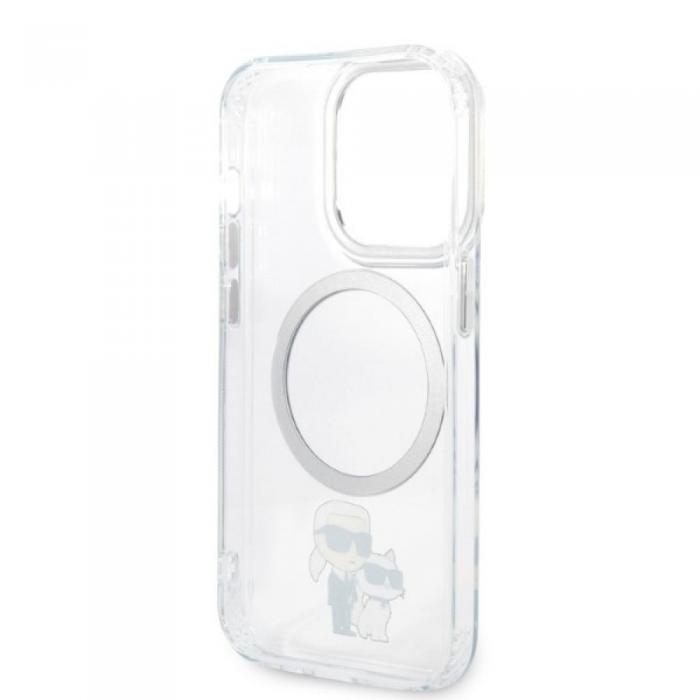 KARL LAGERFELD - Karl Lagerfeld iPhone 14 Pro Magsafe Transparent Hrdskal