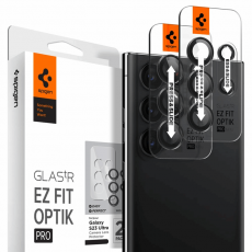 Spigen - [2-Pack] Spigen Galaxy S23 Ultra Kameralinsskydd i Härdat Glas Ez Fit