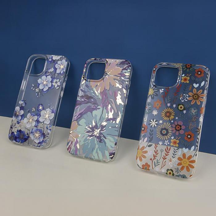 A-One Brand - iPhone 15 Pro Mobilskal IMD Print - Floral